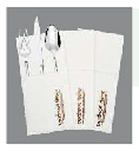 42×40 2-Ply WD Cutlery Fold Napkin